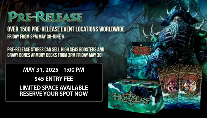 Flesh and Blood: High Seas Pre-Release Event